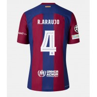 Barcelona Ronald Araujo #4 Hjemmebanetrøje Dame 2023-24 Kortærmet